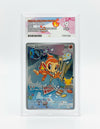 Chimchar First Partner promo Ace 9 graded slab studio photo